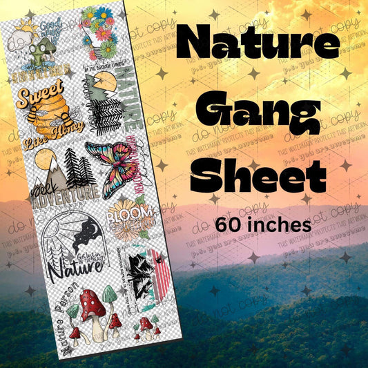 Nature Sheet 22x60