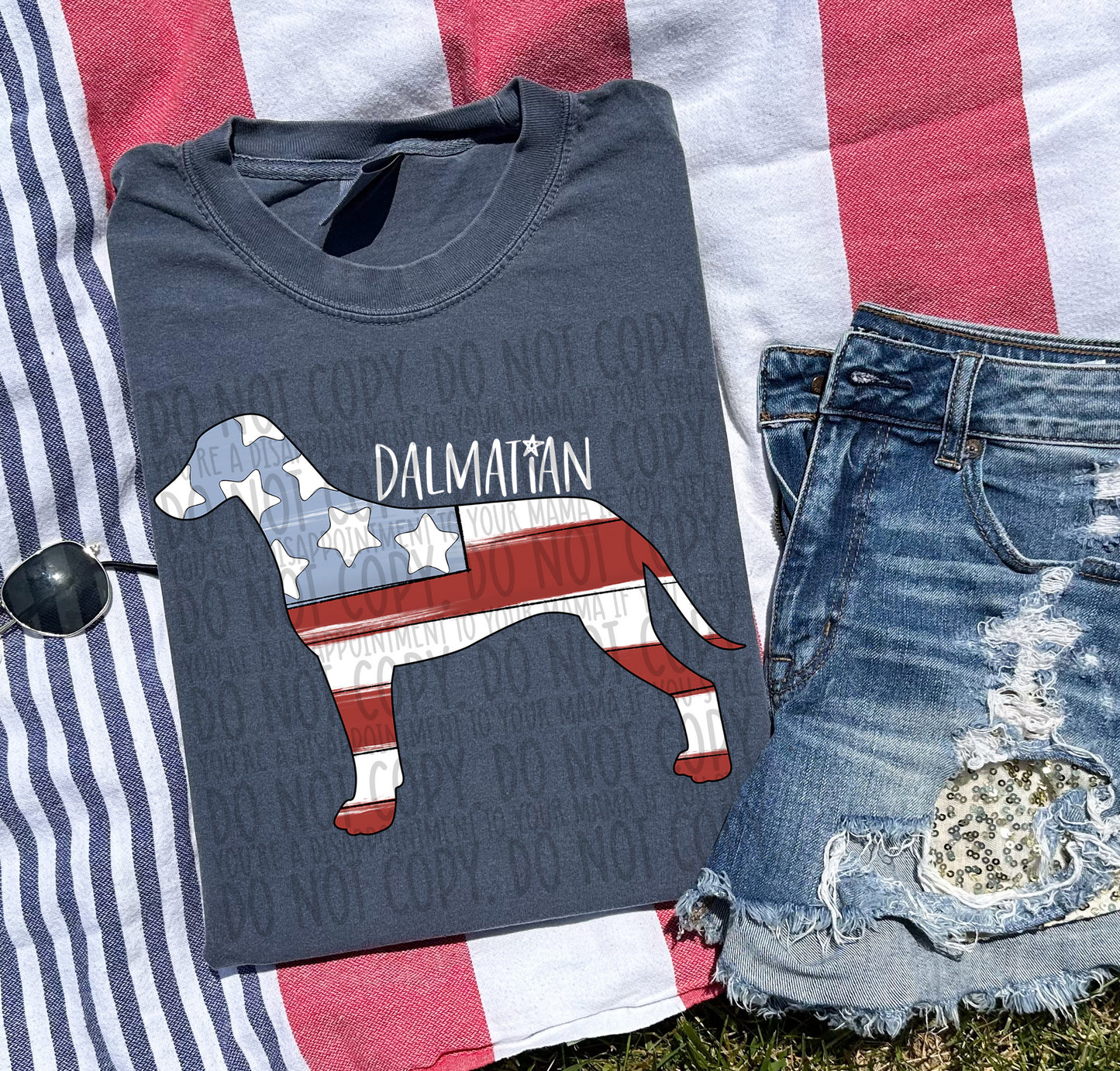 PATRIOTIC DOGS - DTF TRANSFER