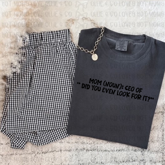 MOM CEO - *OLLIE & CO. EXCLUSIVE* - DTF TRANSFER
