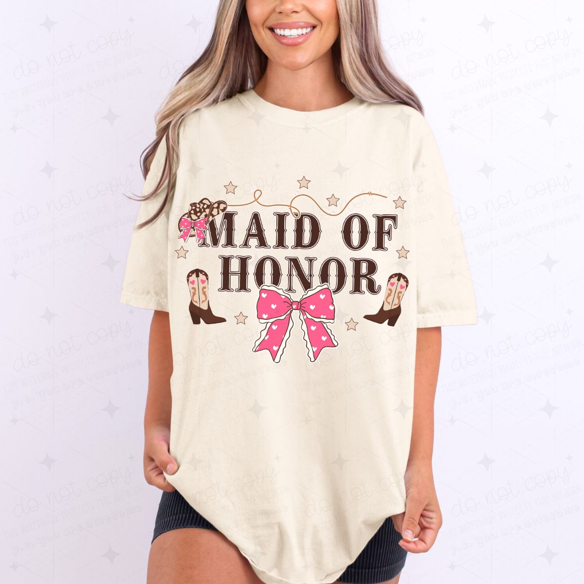 MAID OF HONOR - DTF TRANSFER
