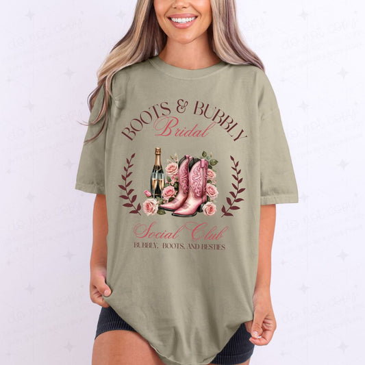 BOOTS & BUBBLY BRIDAL - DTF TRANSFER