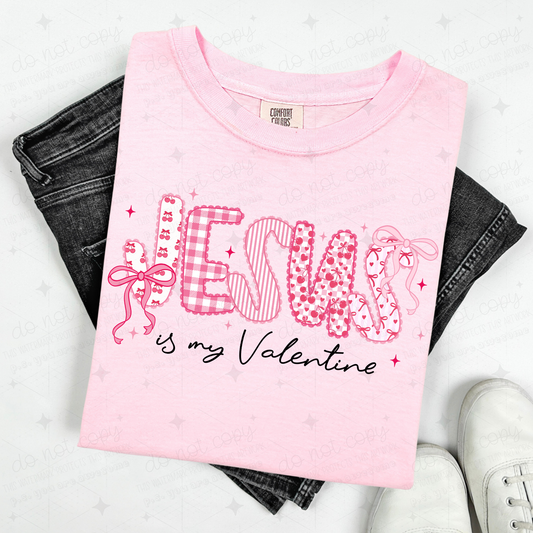 COQUETTE JESUS IS MY VALENTINE - DTF TRANSFER