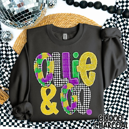 HAND LETTERED MARDI GRAS NAMES - MOCKUP ONLY