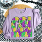 MARDI GRAS INITIAL & MASCOT NAMES - MOCKUP ONLY