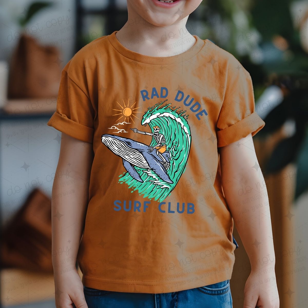 RAD DUDE SURF CLUB - DTF TRANSFER