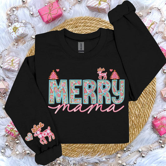 Merry Mama and other titles pink-Front & Back