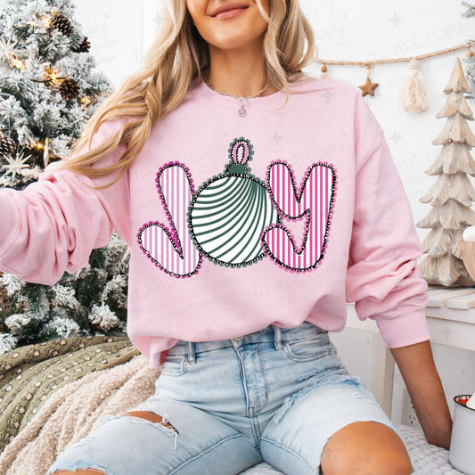 PREPPY JOY WITH ORNAMENT - DTF TRANSFER