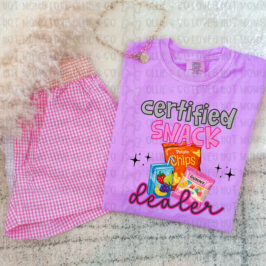 CERTIFIED SNACK DEALER - *OLLIE & CO. EXCLUSIVE* - DTF TRANSFER