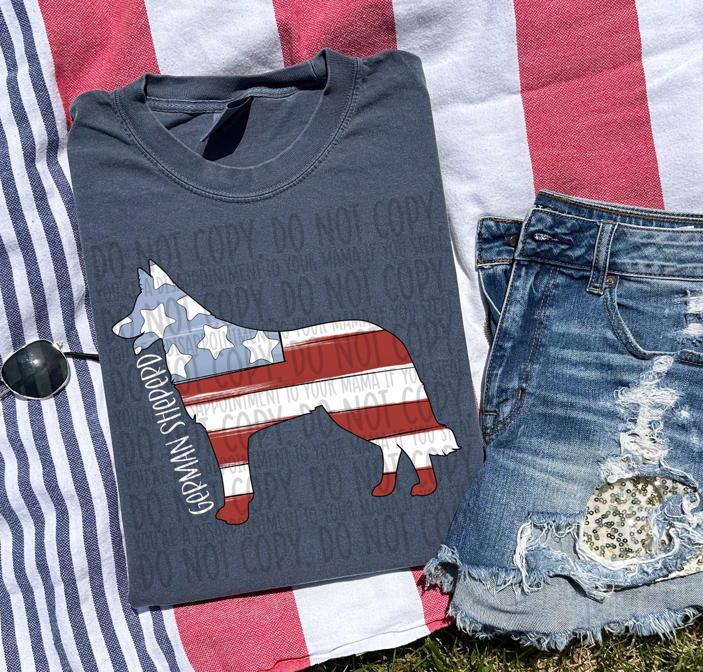 PATRIOTIC DOGS - DTF TRANSFER