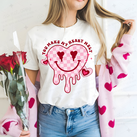 YOU MAKE MY HEART MELT - DTF TRANSFER