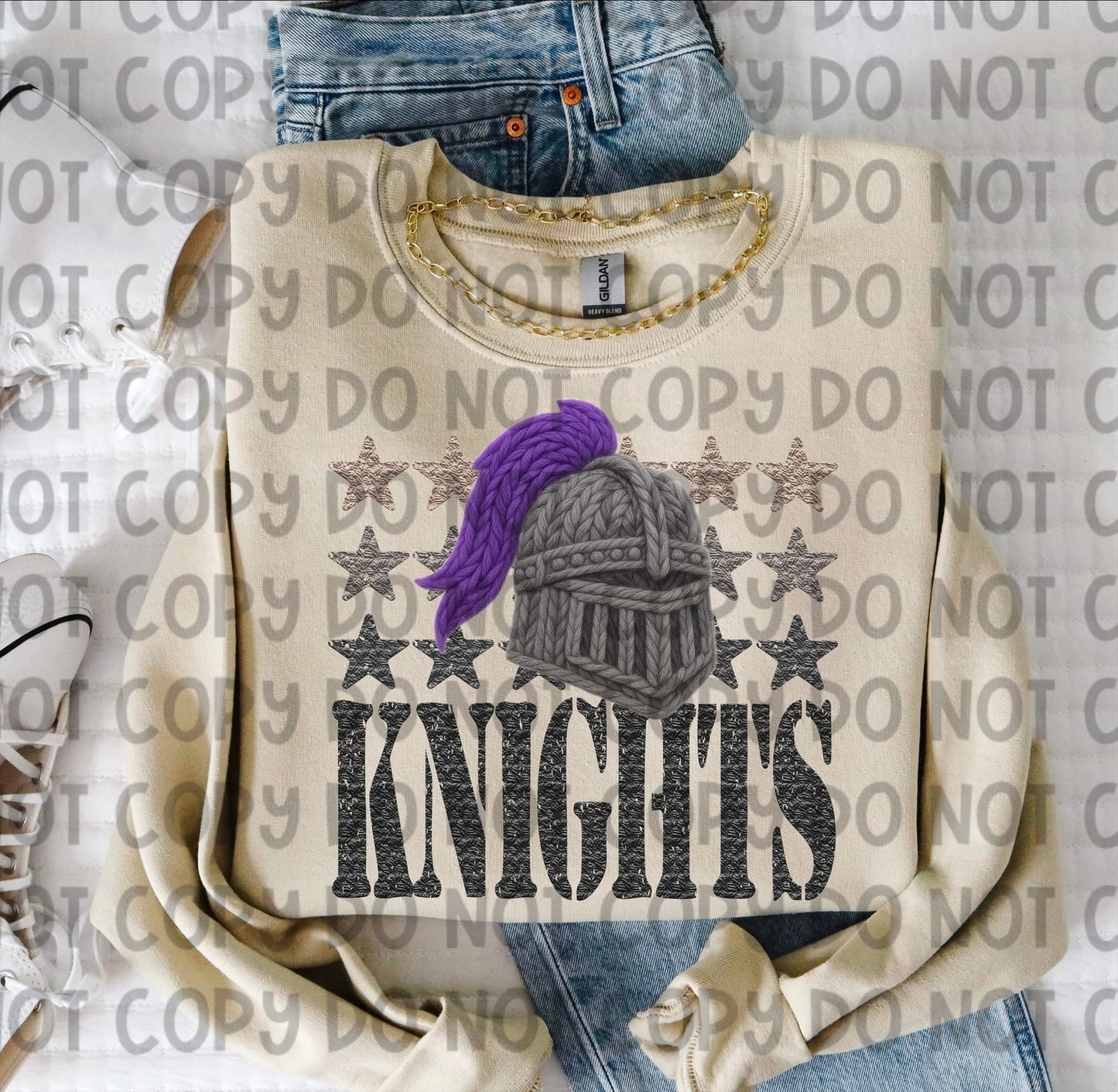 FAUX YARN MASCOTS - DTF TRANSFER