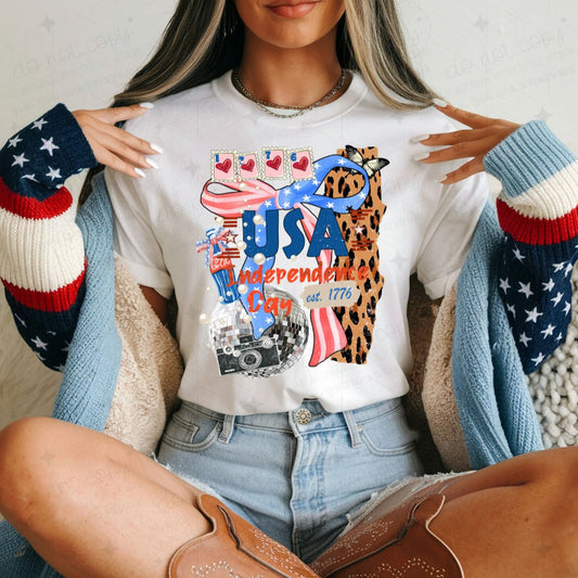 COQUETTE USA INDEPENDENCE DAY - COMPLETED TEE