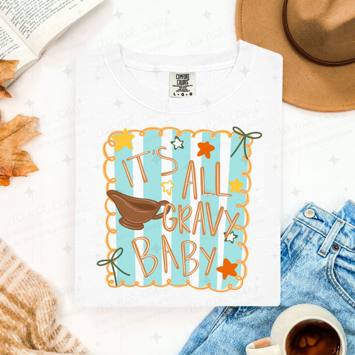 COQUETTE IT'S ALL GRAVY BABY - DTF TRANSFER