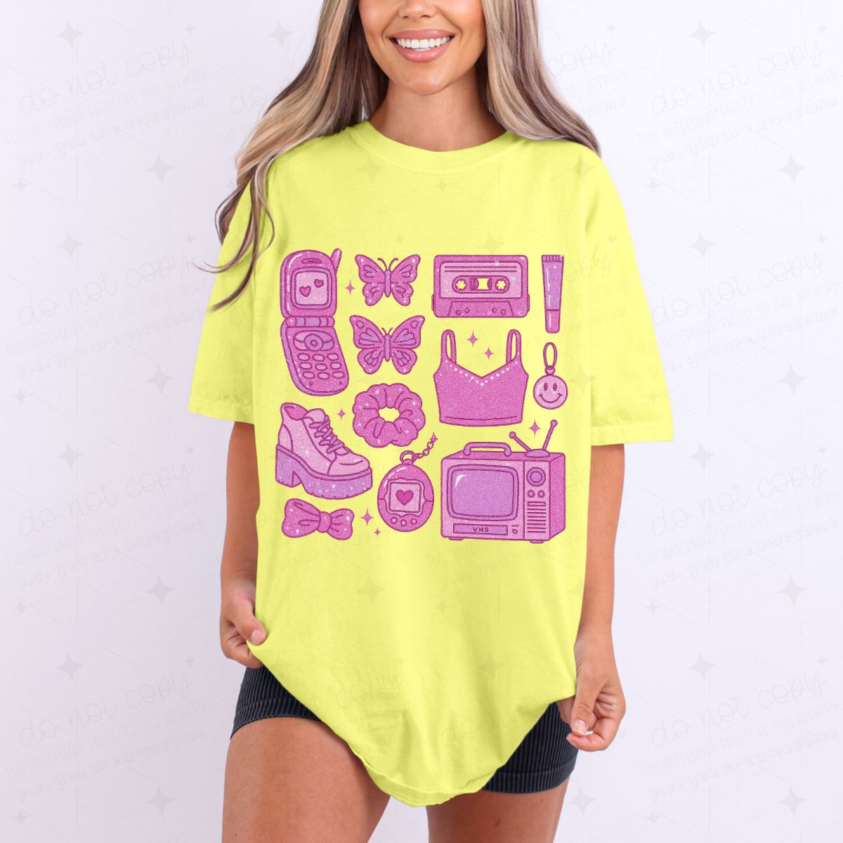 RETRO THINGS COLLAGE - DTF TRANSFER