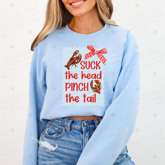 COQUETTE SUCK THE HEAD PINCH THE TAIL - COMPLETED TEE