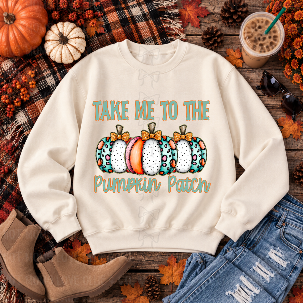 TAKE ME TO THE PUMPKIN PATCH - DTF TRANSFER