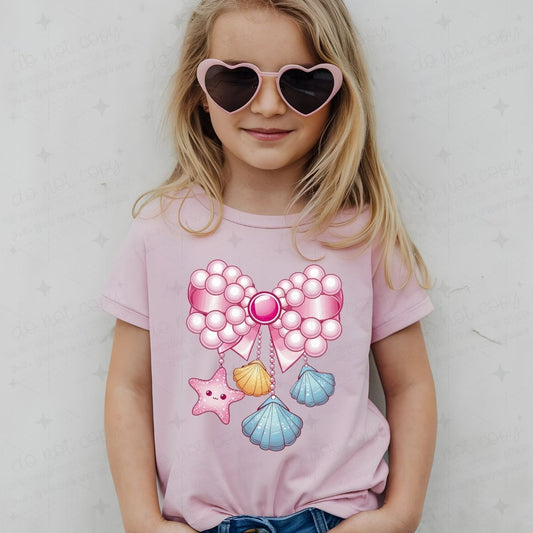 COQUETTE PEARL BOW - DTF TRANSFER