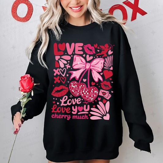 COQUETTE VALENTINES DAY DOODLE - DTF TRANSFER