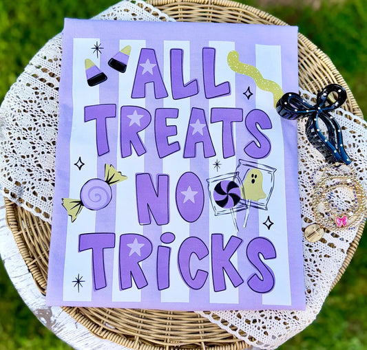 ALL TREATS NO TRICKS - DTF TRANSFER