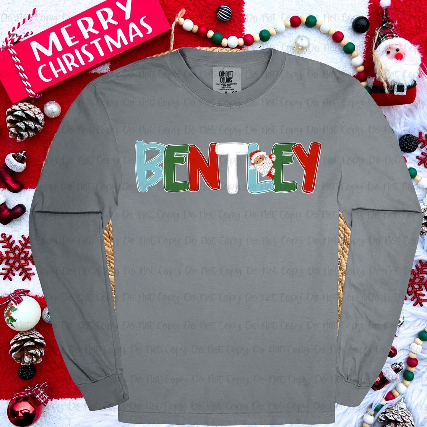 MERRY CHRISTMAS KIDS NAMES - MOCKUP ONLY