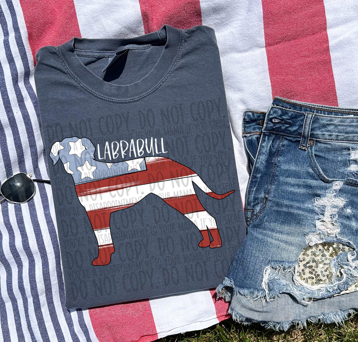 PATRIOTIC DOGS - DTF TRANSFER