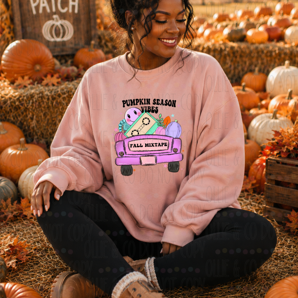 PUMPKIN SEASON VIBES MIXTAPE - DTF TRANSFER
