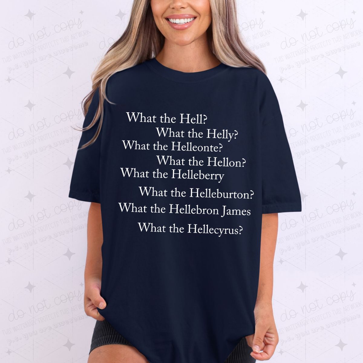 WHAT THE HELL - COMPLETED TEE