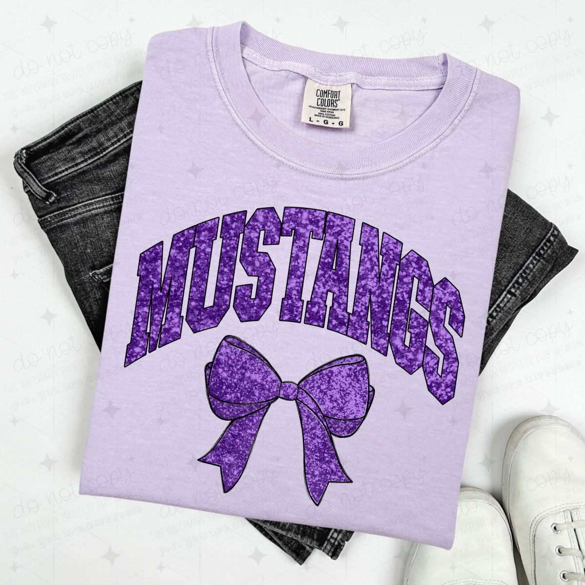 COQUETTE MASCOTS - FAUX SEQUIN - DTF TRANSFER