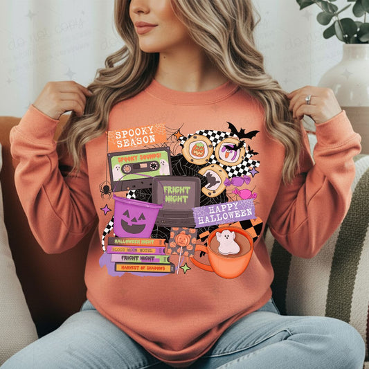 HALLOWEEN DOODLE - COMPLETED TEE