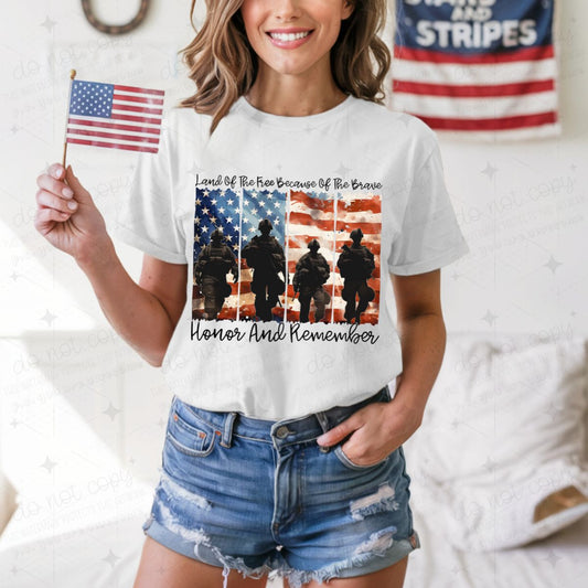 HONOR AND REMEMBER - COMPLETED TEE