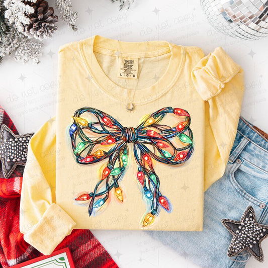 COQUETTE CHRISTMAS LIGHTS - DTF TRANSFER