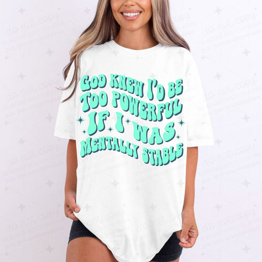 GOD KNEW - COMPLETED TEE