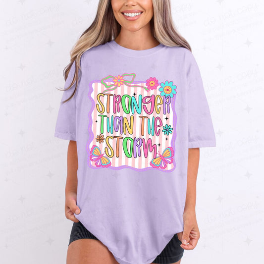 COQUETTE STRONGER THAN THE STORM - DTF TRANSFER