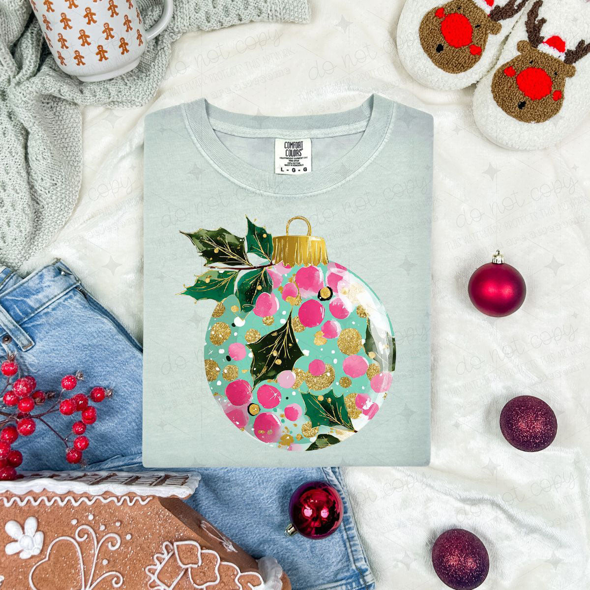 SOFT PAINTED ORNAMENT - DTF TRANSFER