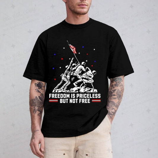 FREEDOM IS PRICELESS BUT NOT FREE - DTF TRANSFER
