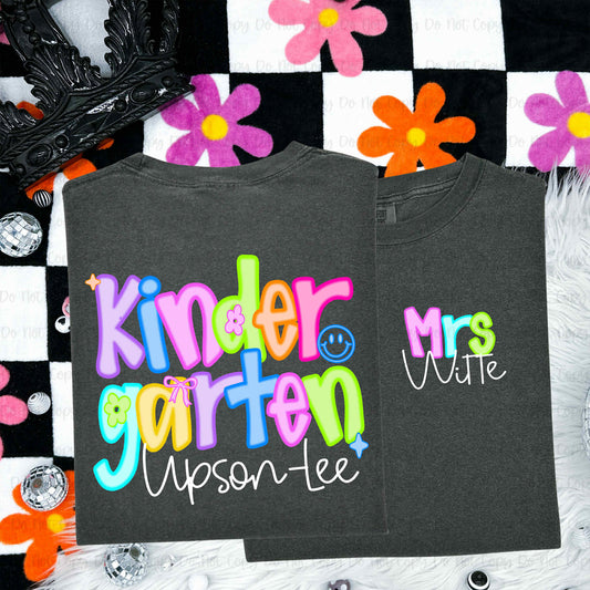 NEON TEACHER - FRONT+BACK - MOCKUP ONLY