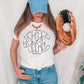 Baseball Blues Monogram