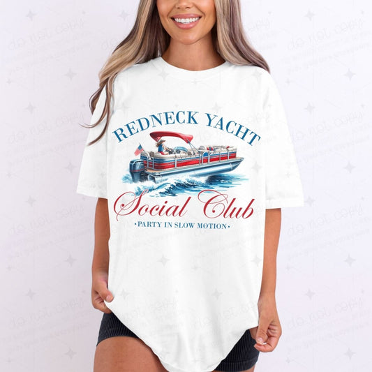 REDNECK YACHT CLUB - DTF TRANSFER