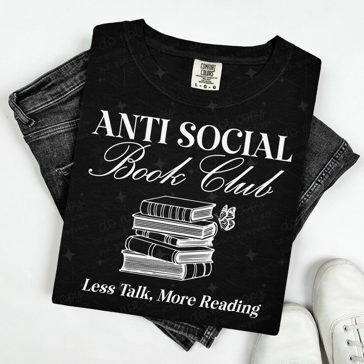 ANTISOCIAL BOOK CLUB - DTF TRANSFER