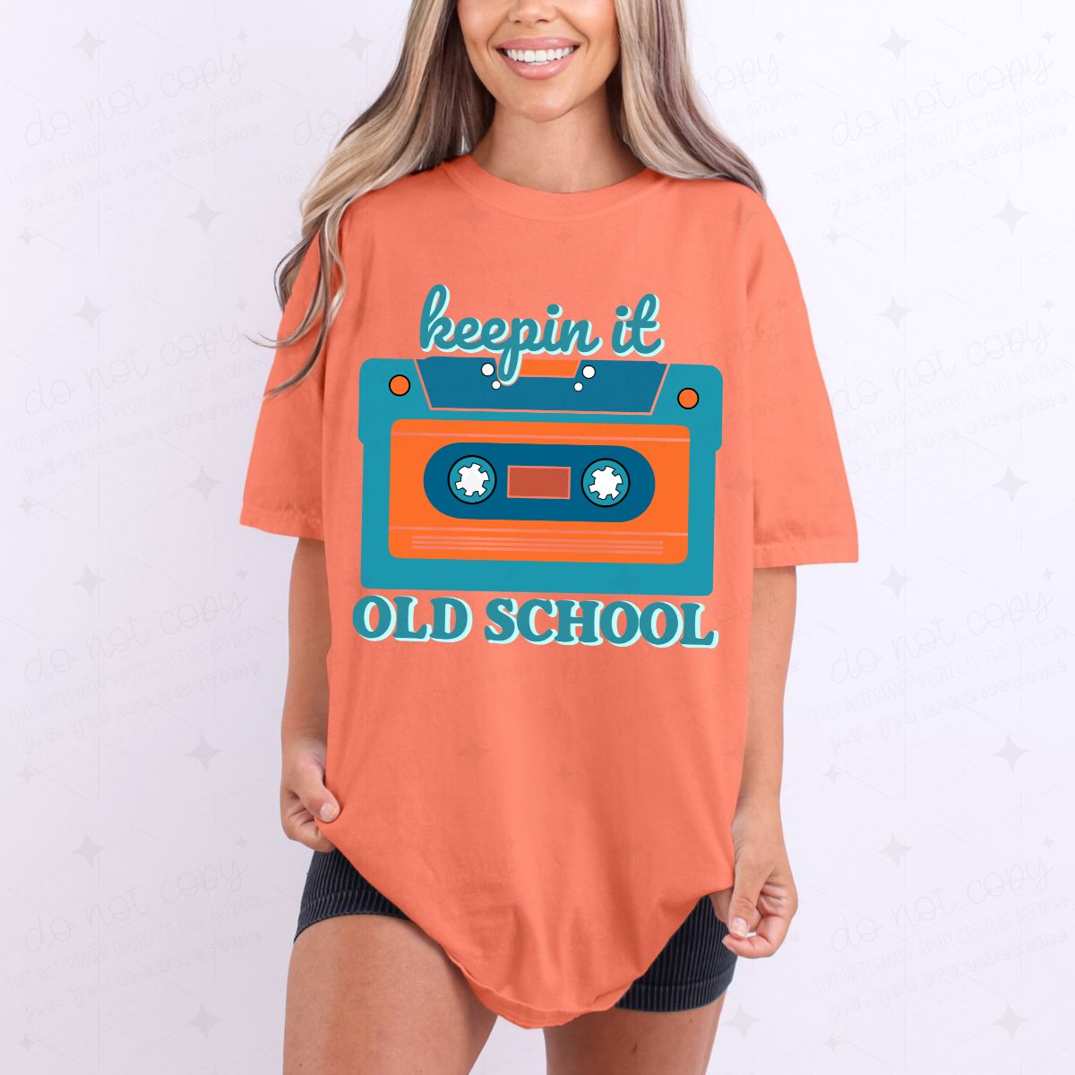 KEEPIN IT OLD SCHOOL - DTF TRANSFER