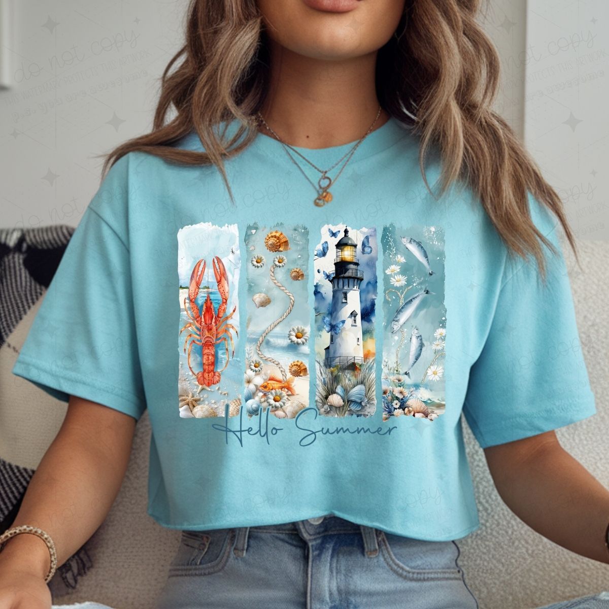 HELLO SUMMER - DTF TRANSFER