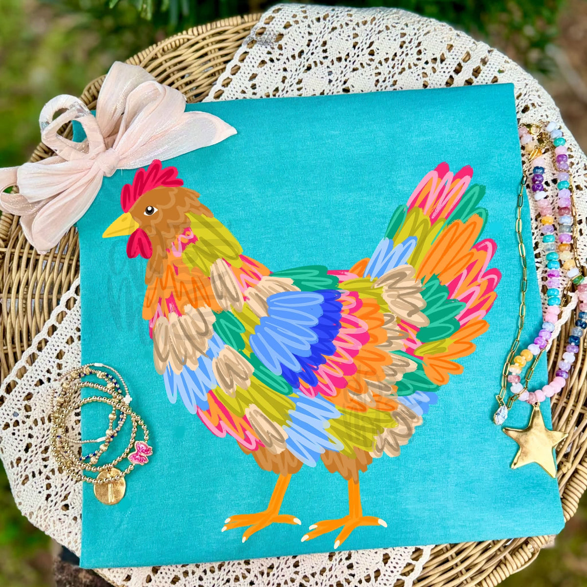 BRIGHT CHICKEN - DTF TRANSFER