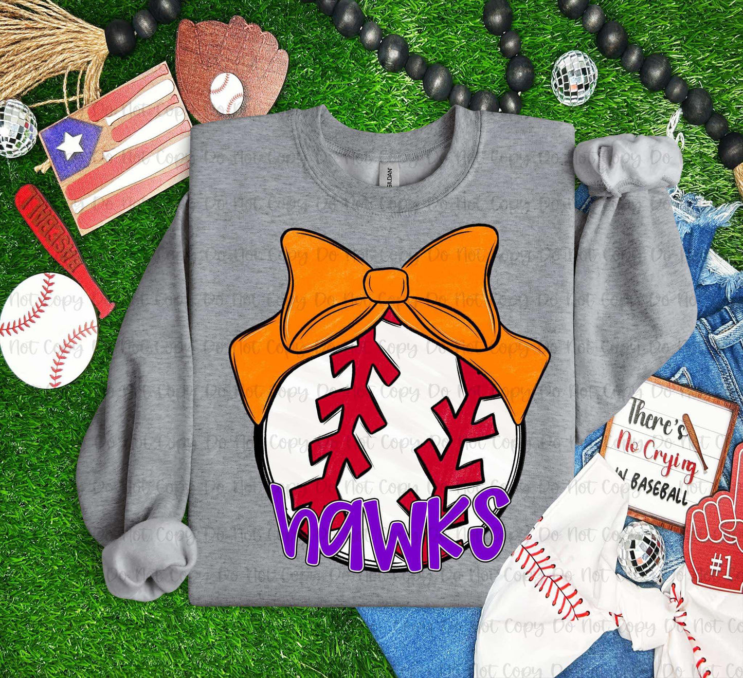 MASCOT BALL W/ BOW - MOCKUP ONLY