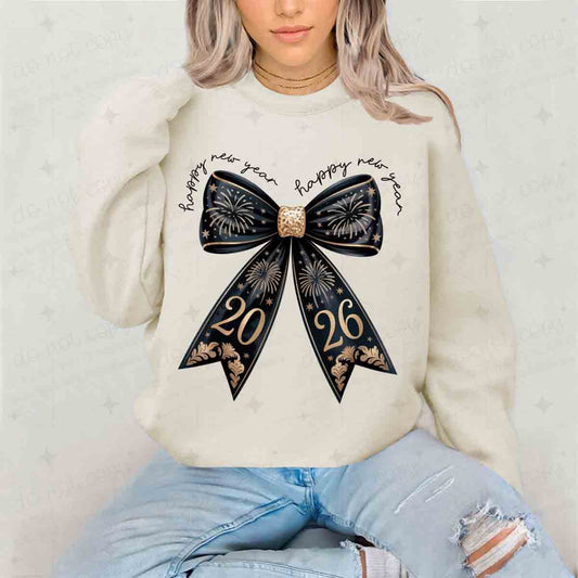 COQUETTE HAPPY NEW YEAR 2026 - DTF TRANSFER