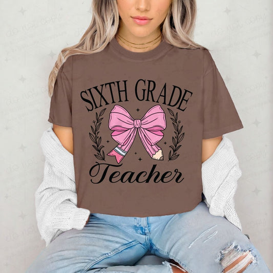 COQUETTE SIXTH GRADE TEACHER - DTF TRANSFER