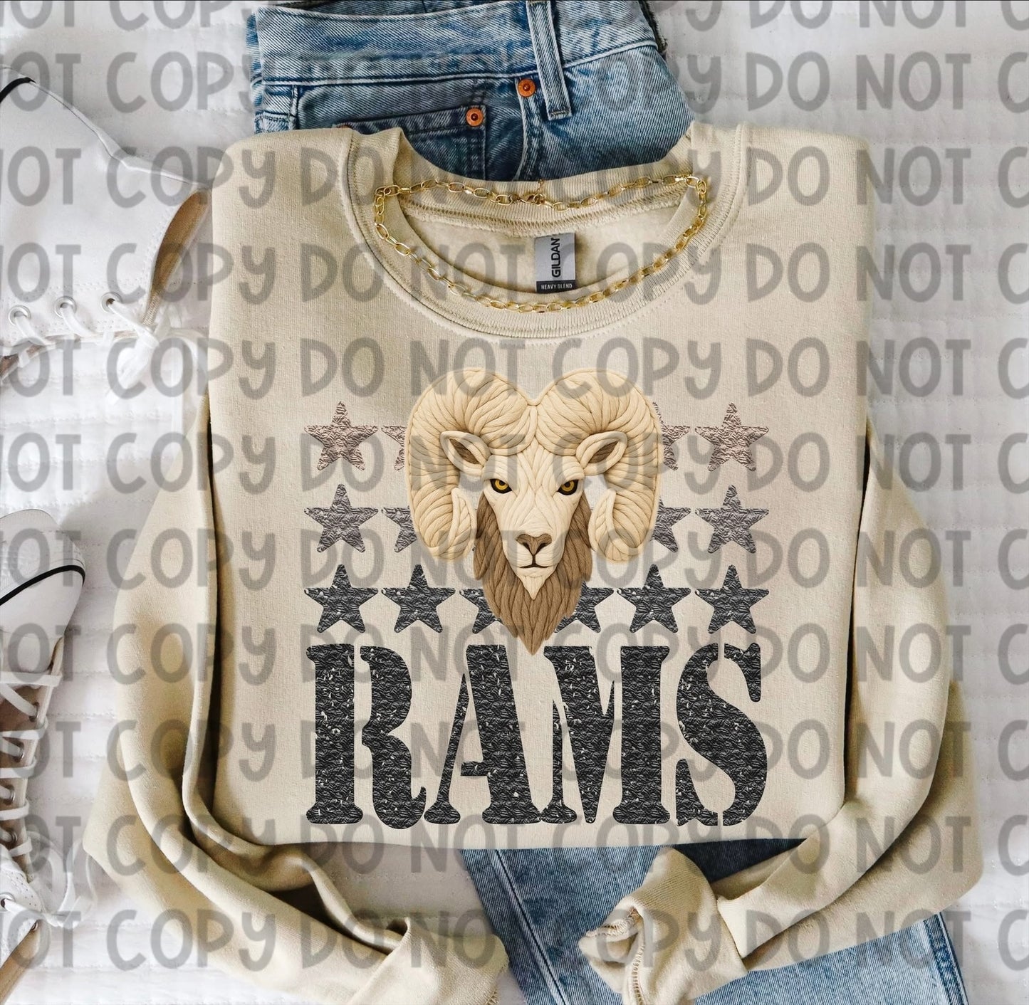 FAUX YARN MASCOTS - DTF TRANSFER