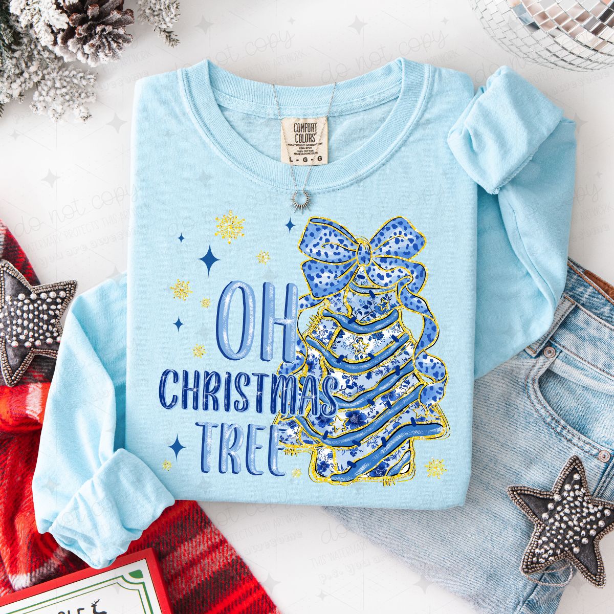 COQUETTE OH CHRISTMAS TREE - DTF TRANSFER