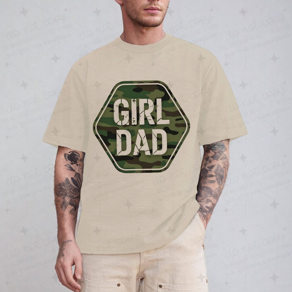 GIRL DAD - DTF TRANSFER
