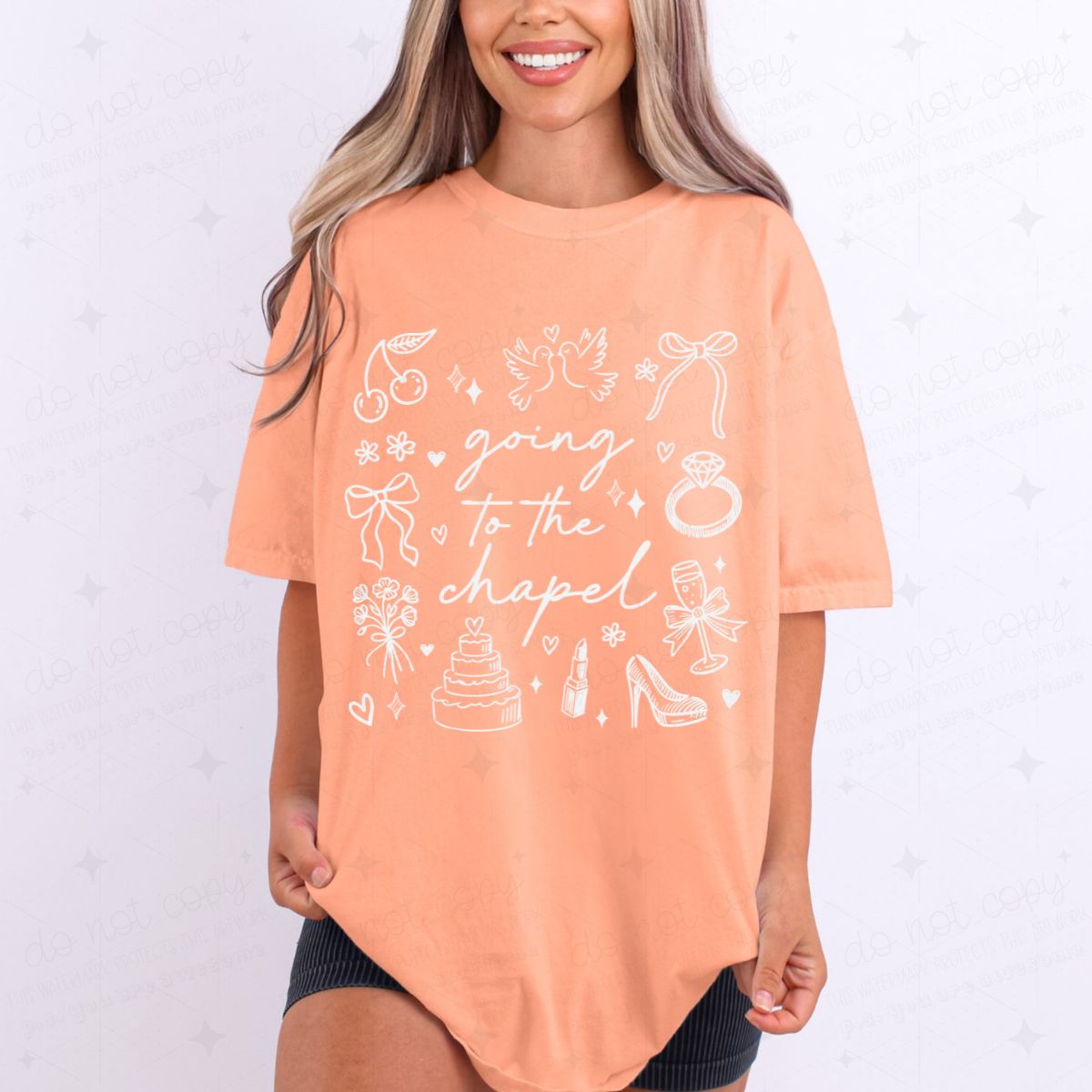 COQUETTE GOING TO THE CHAPEL - DTF TRANSFER