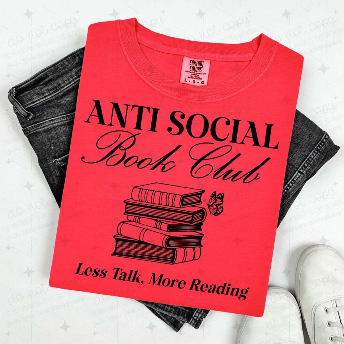 ANTISOCIAL BOOK CLUB - DTF TRANSFER